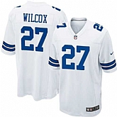Nike Men & Women & Youth Cowboys #27 Wilcox White Team Color Game Jersey,baseball caps,new era cap wholesale,wholesale hats